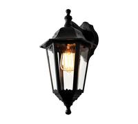 Forum Bianca Outdoor Wall Lantern Black IP44