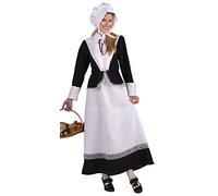 Forum F67599 Plymouth Pilgrim Woman Costume Adult Sized, AdultFemale, As Shown, Black, Standard