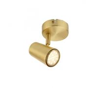 Forum Harvey Single GU10 Spotlight - Satin Brass - INL-31775-SBRS