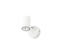 Forum Harvey Single GU10 Spotlight - White - INL-31775-WHT