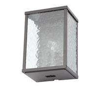 Forum Keb Half Lantern Outdoor Wall Light - Black