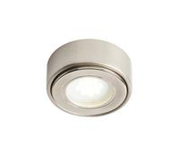 Forum Laghetto 1.5W Round Under Cabinet Light Satin Nickel - Cool White - CUL-21625