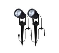 Forum Lapin Garden 2 Pack 4000k LED Outdoor Spike Black IP65