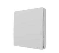 FORUM LIGHNING KONECT KINETIC 1 Gang Push Switch, Matt White, IP65 Rated, No Batteries Required (WHITE, 1GANG)