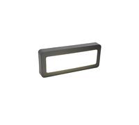 Forum Lighting Breez LED Surface Mounted Outdoor Brick Wall Light In Anthracite Finish With Opal Diffuser