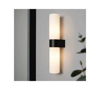 Forum Lighting Cuco Glass Twin Wall Light - Matt Black