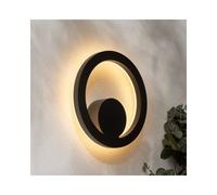Forum Lighting Eclipse LED Flush Wall Light - Black