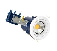Forum Lighting ELA-27465-WHT Single Light Recessed Fixed Fir Downlight In White Finish