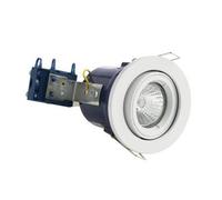 Forum Lighting Forum Electralite Ela-27466-Wht Yate Fixed Fire Rated Adjustable Downlight - White (11955)