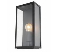 Forum Lighting Forum Minerva Single Light Outdoor Wall Fitting in a Black Finish