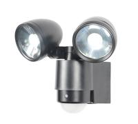 Forum Lighting Forum Sirocco Twin 3W LED Black Spotlight with PIR Sensor