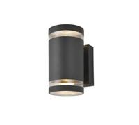 Forum Lighting Forum Zinc Zn-29189-Atr Lens Twin Up/down Wall Light - Anthracite (11997)