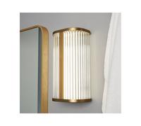 Forum Lighting Nayru LED Glass Flush Wall Light - Brushed Brass
