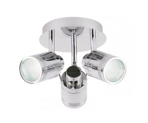 Forum Lighting SPA-27405-CHR Scorpius 3 Light Polished Chrome Spotlight with Adjustable Heads