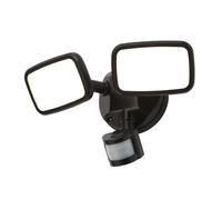 Forum Lynn LED Twin Floodlight with PIR sensor - Black