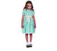 Forum Novelties 78771 Creepy Sister Costume, Medium, Approx Age 5 - 7 Years, Creepy Sister (M), Blue Halloween