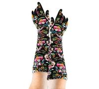 Forum Novelties Bristol Novelty 74673 Gloves | Skull Design | Day of the Dead | 1pc, Multicolor, One Size Halloween Halloween