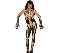 Forum Novelties CC80996 Pretty Bones Skeleton, Girls, Black, Yellow, White