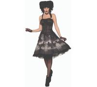 Forum Novelties Cemetery Doll Dress Ghost Adult Womens Halloween Costume 80713