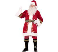 Forum Novelties Men's Premium Classic Santa Claus Costume One Size Red