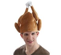Forum Novelties Rubies Men's Roasted Turkey Hat, Brown, One size