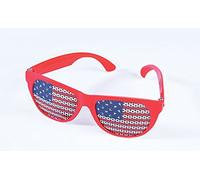 Forum Novelties X74692 USA Flag Glasses, unisex-adult, One Size