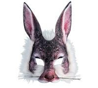 Forum Novelties X78554 Rabbit Bunny Face Mask, Unisex-Adult, Multi-Colour, One Size