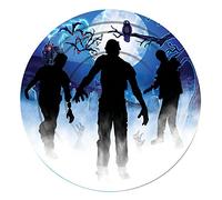 Forum Novelties X79137 Zombie Small Plates, Multi-Colour, One Size