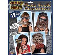 Forum Novelties X79143 Zombie Photo Booth Kit, Multi-Colour, One Size