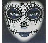Forum Novelties X79271 Day of The Dead Glitter Tattoo, Unisex-Adult, Black, One Size