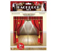 Rubie's Backdrop Set At the Movies - Vibrant Movie Night, Photoshoot & Party Decoration (15 cm)