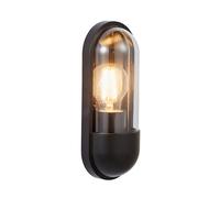 Forum Pilule Half Lantern Outdoor Wall Light - Black