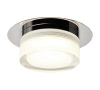 Forum Spa Amalfi LED Bathroom Dual Mount Ceiling Light | Chrome | Aluminium/Acrylic/Iron | 100mm x 76mm x 100mm