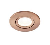 Forum Spa Como Fir IP65 5w LED Tiltable Bathroom Downlight | Antique Copper | Steel | 31mm