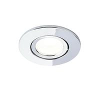 Forum Spa Como Fir IP65 5w LED Tiltable Bathroom Downlight | Polished Chrome | Steel | 31mm