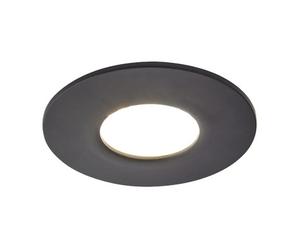 Forum Spa Como Fir IP65 8w LED Fixed Bathroom Downlight | Satin Black | Steel | 68mm