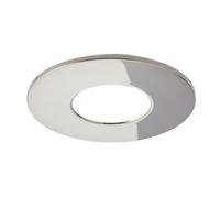 Forum Spa Como Fire-rated IP65 8w LED Fixed Bathroom Downlight | Black Chrome | Steel | 68mm