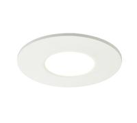 Forum Spa Como Fire-rated IP65 8w LED Fixed Bathroom Downlight | Matt White | Steel | 68mm