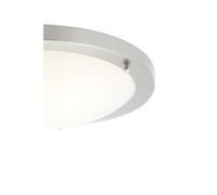 Forum Spa Delphi Large 2 x E14 Flush Ceiling Light | Satin Nickel | Steel | 310mm