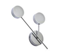 Forum Spa Edessa 2 x 5w LED Wall Light | Polished Chrome | Steel | 20mm