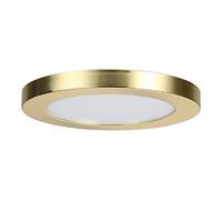 Forum Spa Tauri Magnetic Ring Trim for Small 6w 5 in 1 Wall/Ceiling Light | Satin Brass | Steel | 140mm