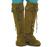 FORUM Womens Hippie Beaded Indian Costume Boot Top Covers