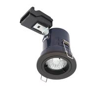 Forum Yate Fixed Fire Rated Downlight - Matt Black