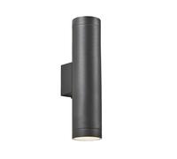 Forum Zink Morro Up & Down Outdoor Wall Light - Anthracite
