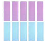 FORUMALL Blue and Purple Dyslexia Overlays,10PCS Guided Reading Strips,Reading Tracker Bookmark Reduce Visual Stress, for Dyslexia, ADHD and Visual Stress,Teaching Supplies for Classroom