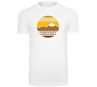 Forvert Bishop T-Shirt Mens Round Neck Streetwear Top Cotton White