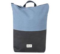 Forvert Colin Backpack 10L Padded Cotton 15" Laptop Travel School Black/Blue