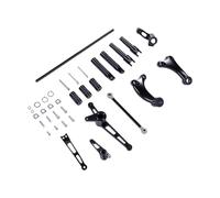 Forward Control Foot Pegs Kit, Ergonomic Design for Enhanced Comfort,