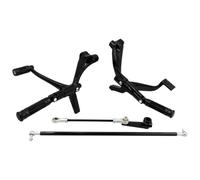 Forward Controls with Pegs Levers and Linkages Compatible with Sportster XL Models 883 1200 72 Iron Custom Super Low 2004 to 2013