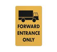 Forward Entrance Only Sign Safe Sign, Signs Outdoor, 12 X 8 In, Sign For Home, Business, Driveway Alert